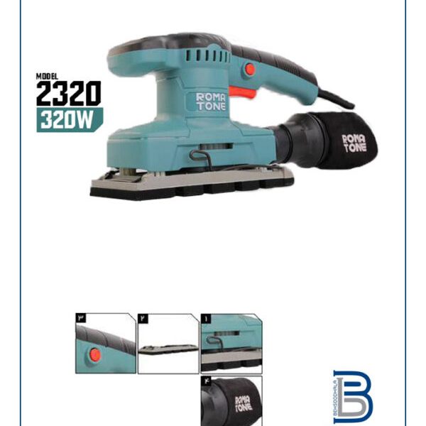 سنباده لرزان برقی 320 وات روماتون مدل 2320