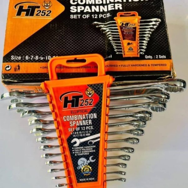 آچار یک سر رینگی سری پلکانی اچ تی 12عددی